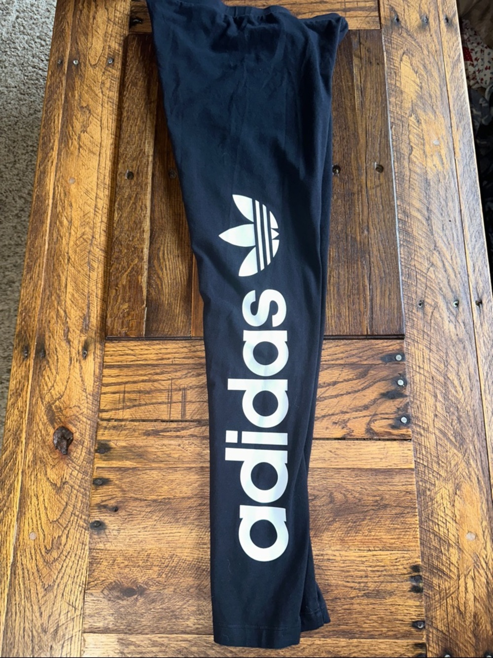 adidas Leggings with Trefoil Vertical Logo